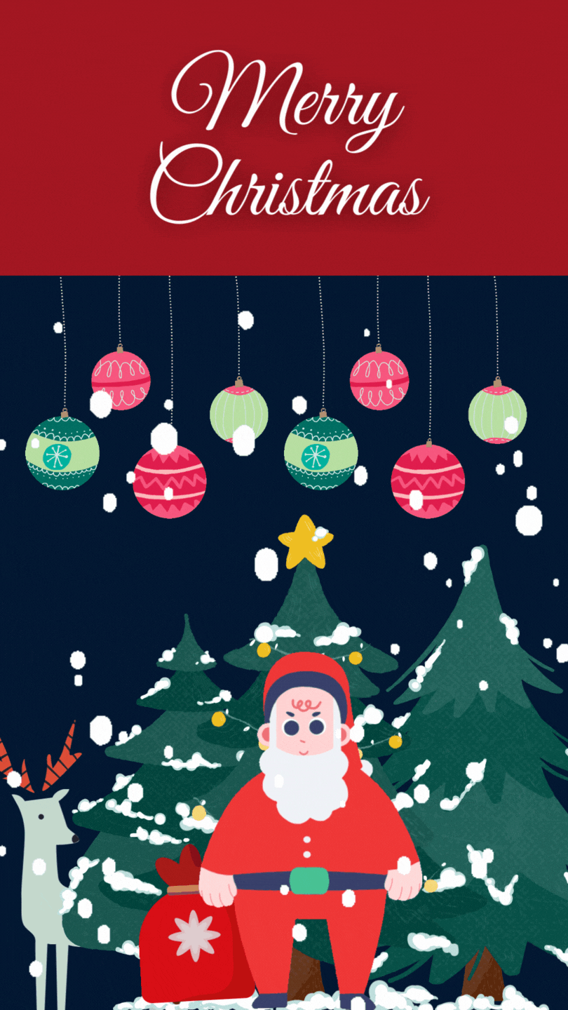 Merry Christmas! Santa Claus Gif - Moonzori