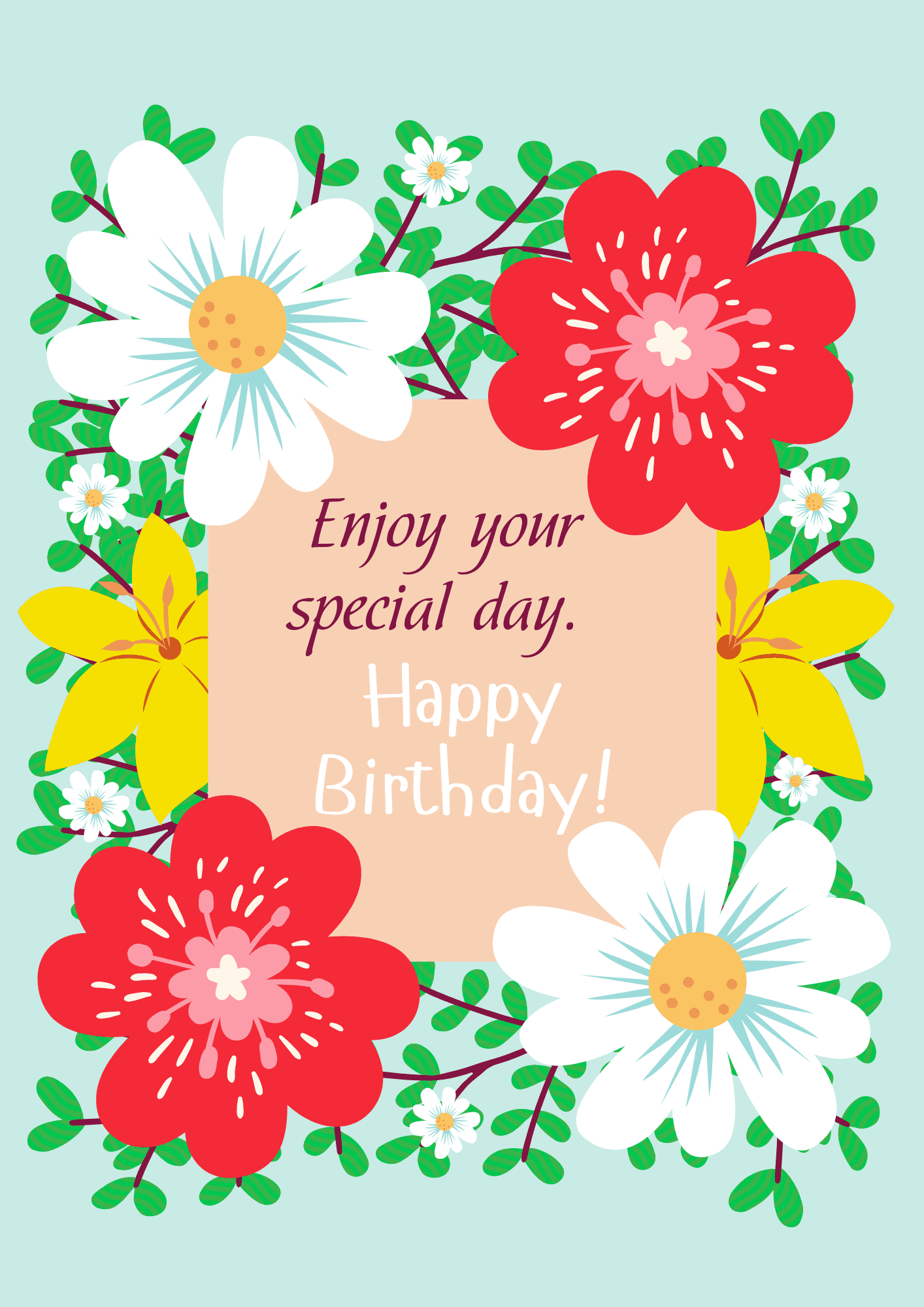 Enjoy your special day. Birthday Wishes - WishesMoonzori
