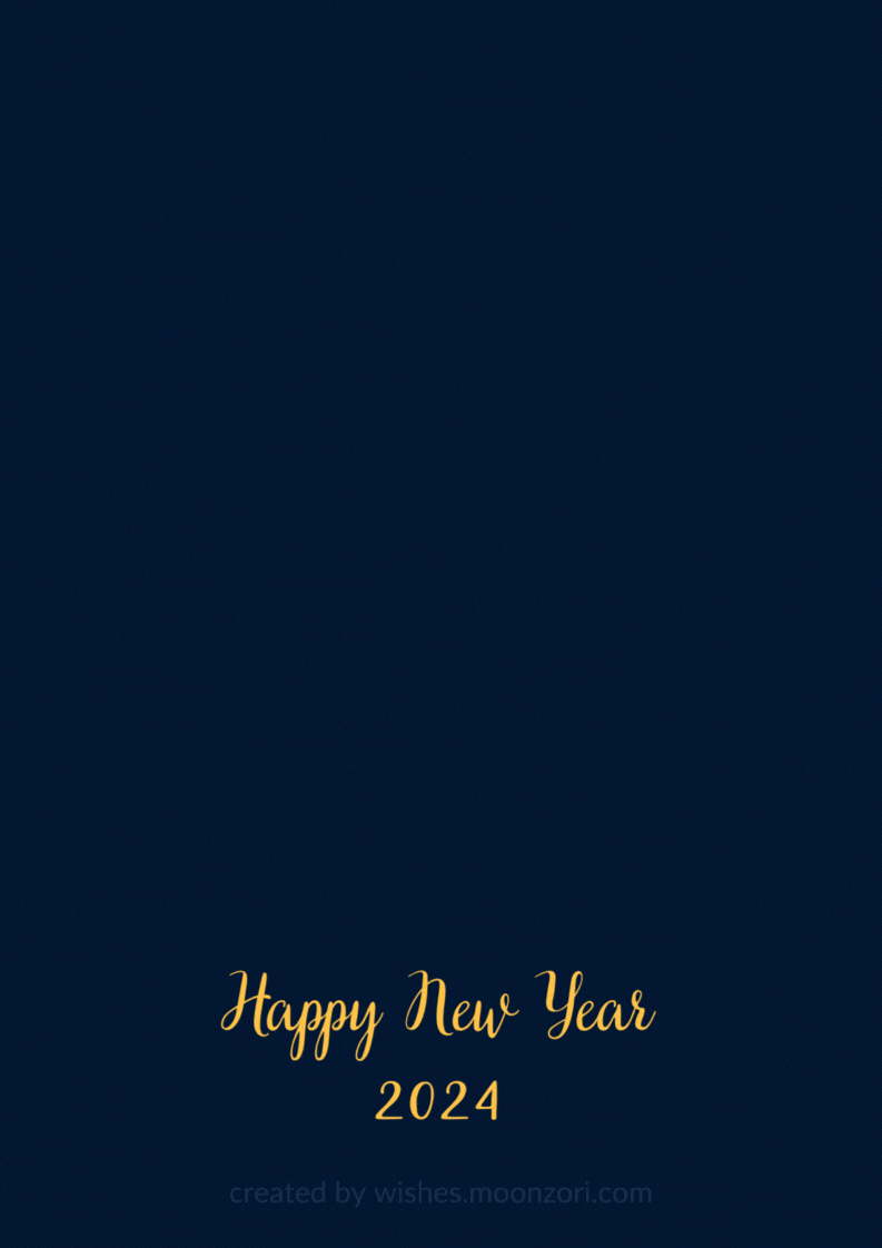 Happy New Year 2024 - GiF - Moonzori Wishes