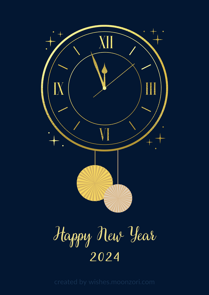 Happy New Year 2024 - Image - Moonzori Wishes and Greetings
