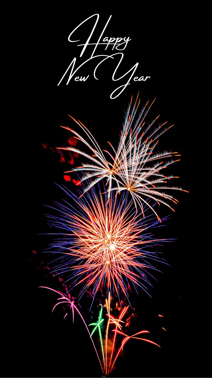 Happy New Year, Image with Firework - Moonzori Wishes