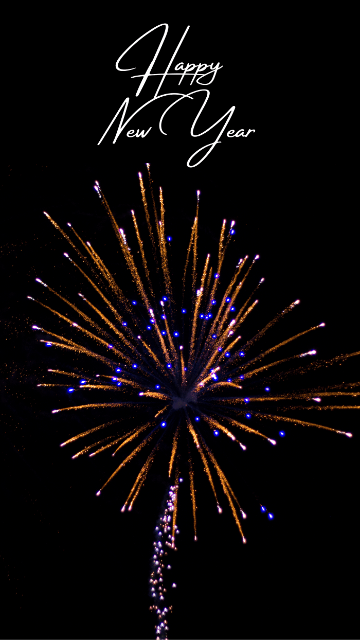 Happy New Year, Image with Firework - Moonzori