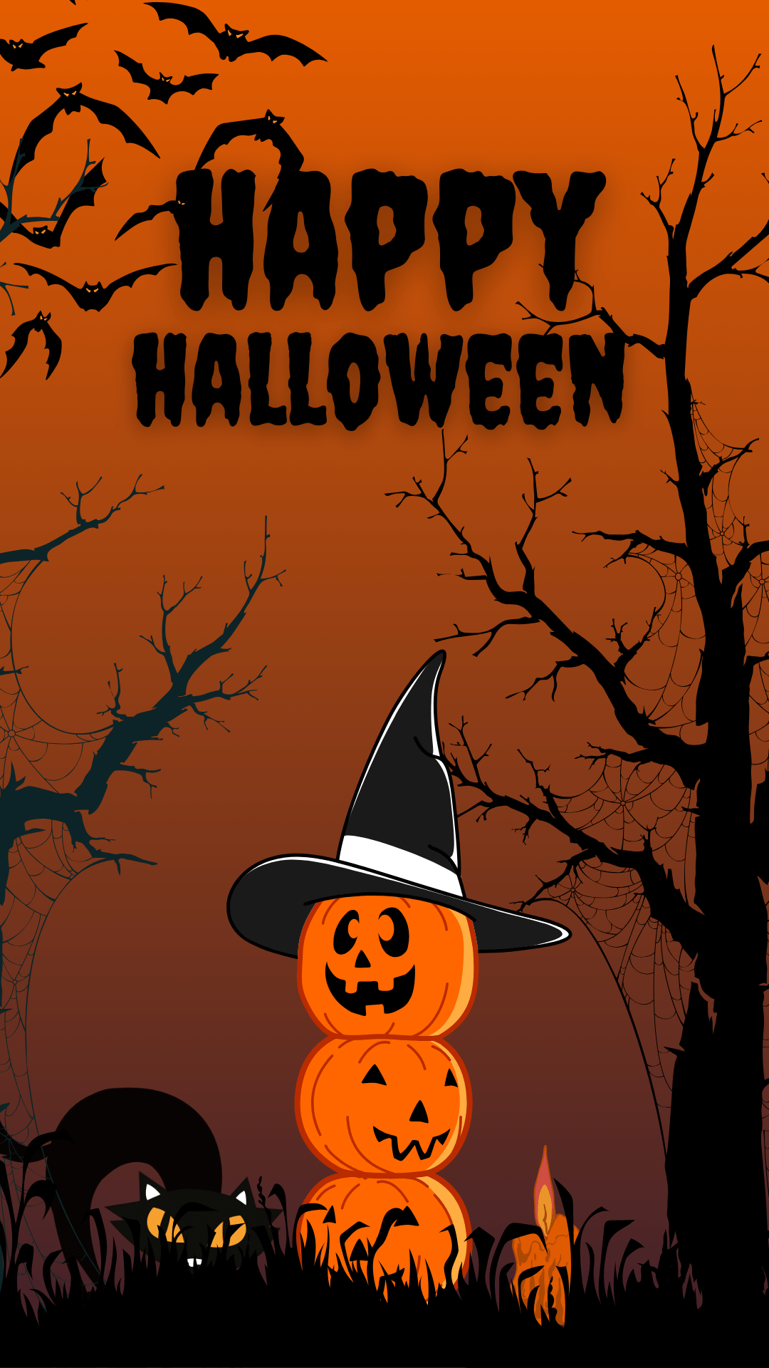 Happy Halloween Image, Pumpkin - Moonzori Wishes