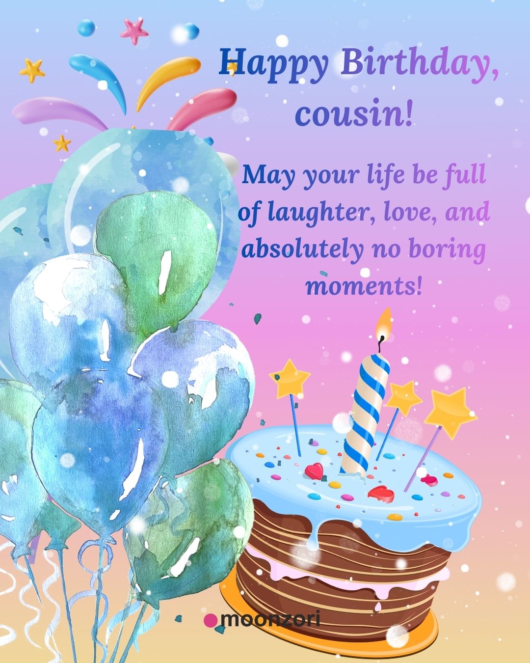 Birthday wishes for a cousin